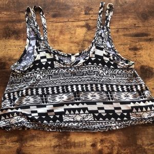 Crop boho tank top -1